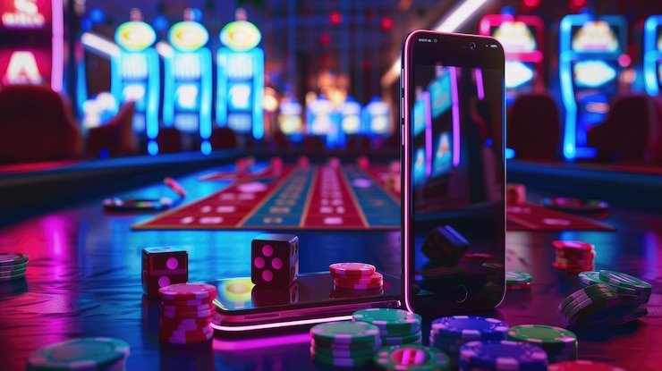 Live dealer table with croupier dealing cards in real time on mawartoto link