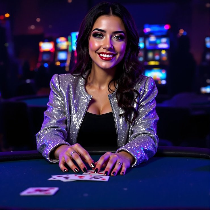 VIP Roulette live studio with spinning wheel and croupier at mawartoto link